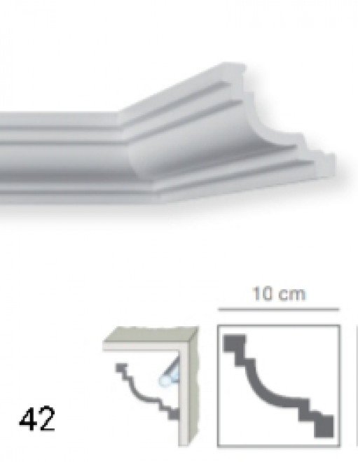 Cornice in polistirene Art.42