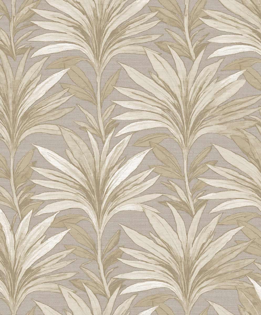 Carta da parati foglie di palma materica