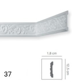 cornice in polistirene art 37 decorativa per pareti e soffitti